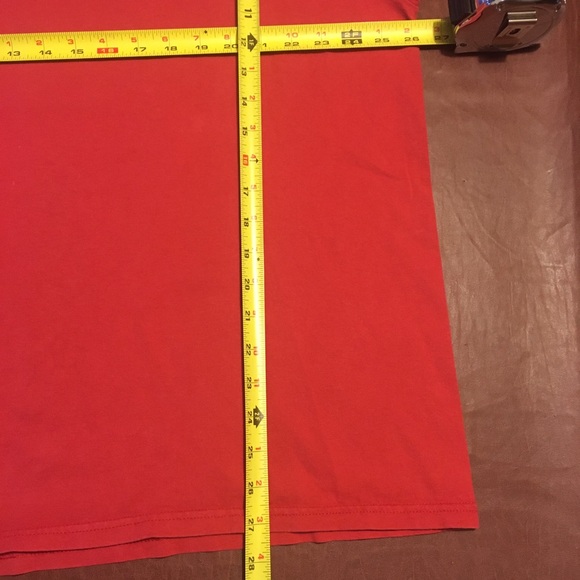 Vtg Nike Essential Ringer Tee Red 2XL - Picture 7 of 7